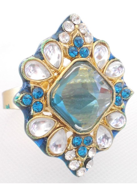 Kundan Finger Ring